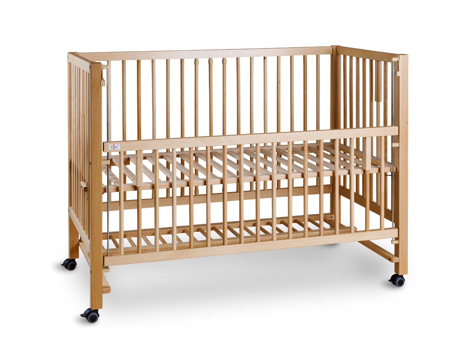Kinder- und Beistellbett - Buche natur