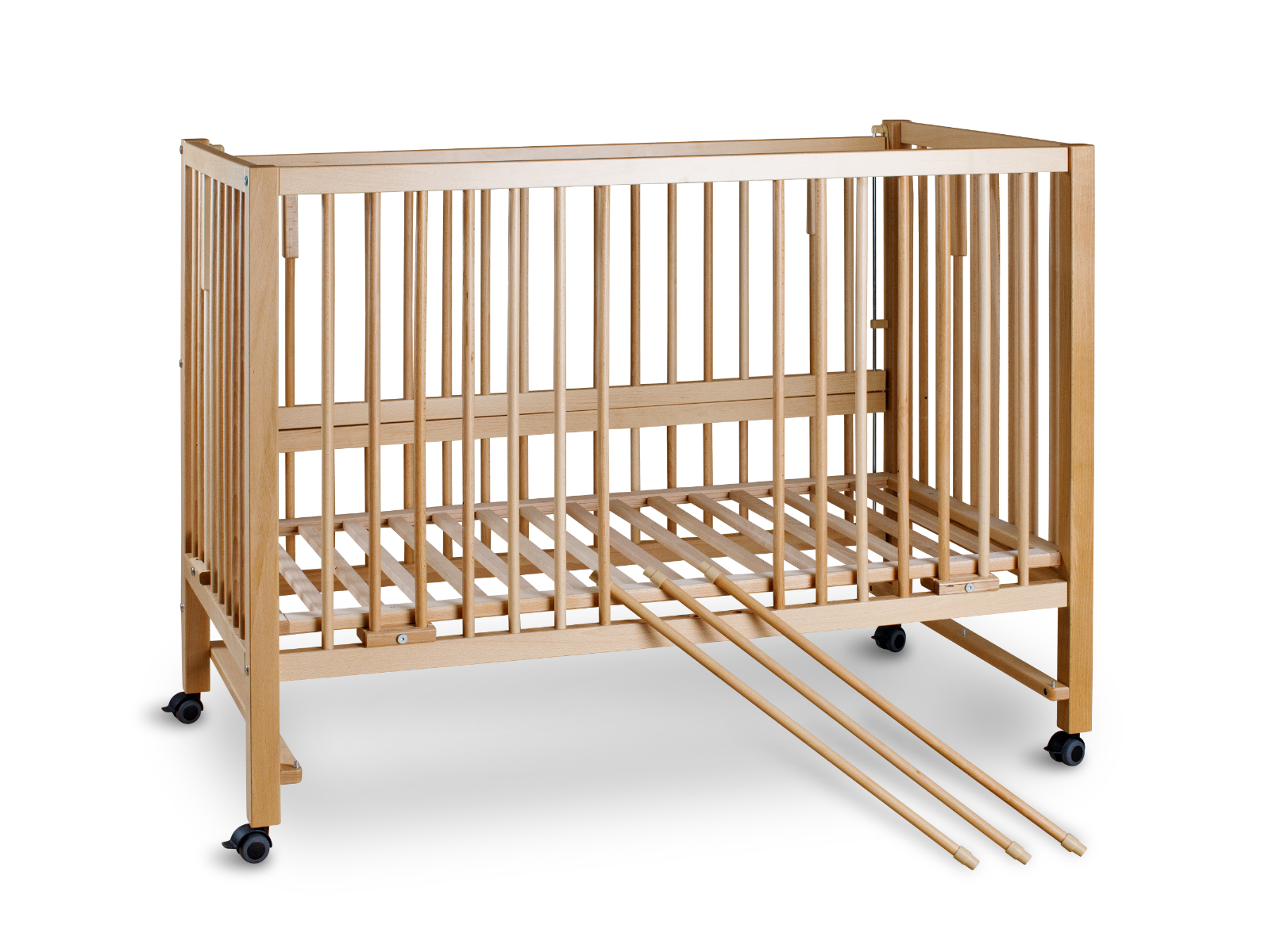 Kinder- und Beistellbett - Buche natur
