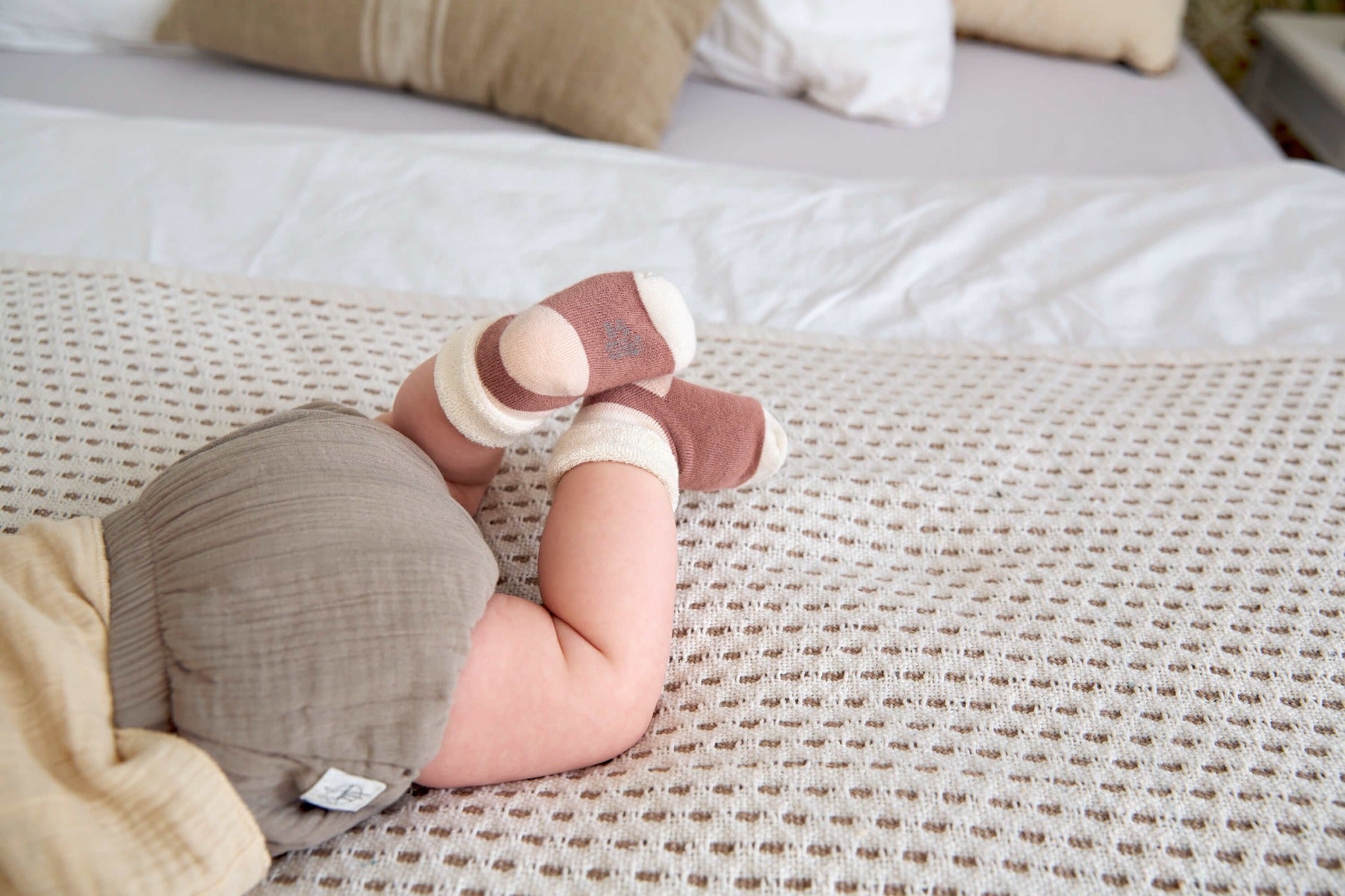 Muslin Bloomer GOTS taupe 62-68 (3-6 Mon)