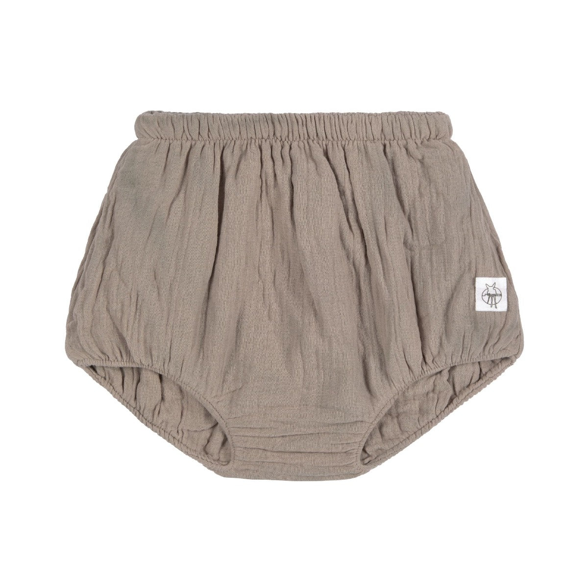 Muslin Bloomer GOTS taupe 62-68 (3-6 Mon)