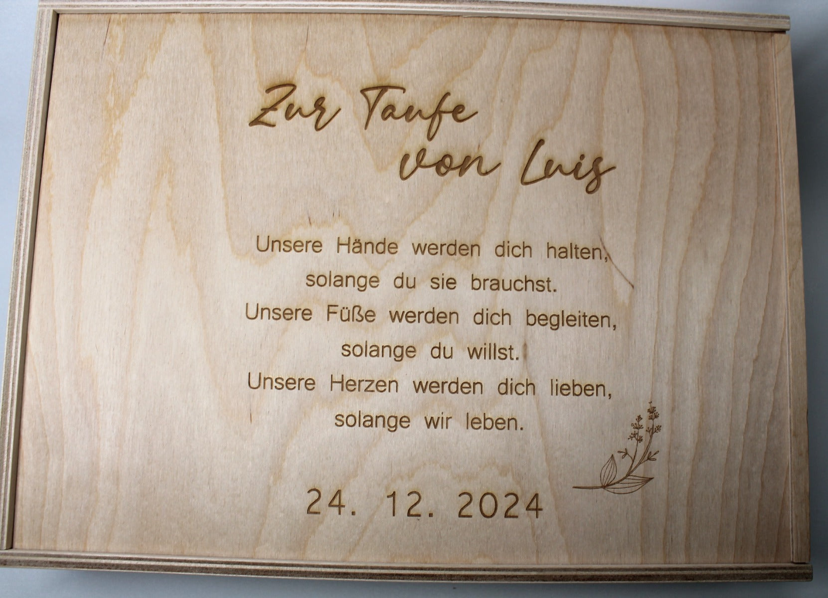 Geschenkebox Zur Taufe