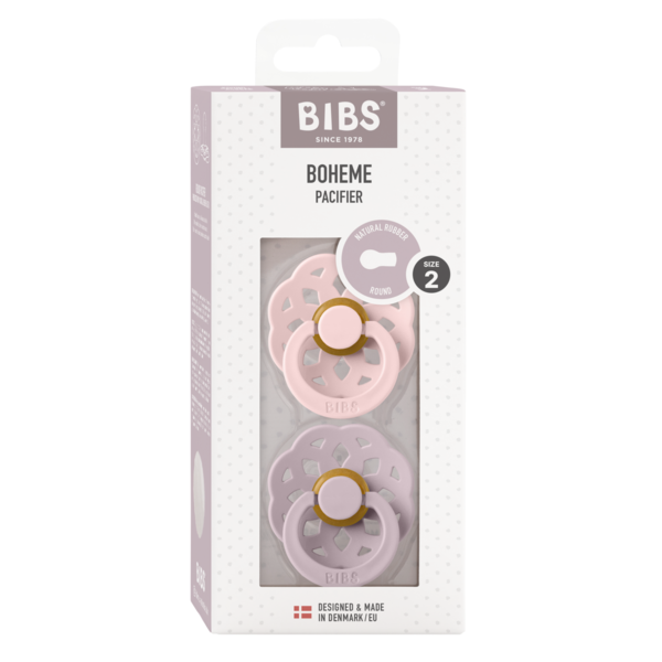 2er Packung Schnuller - Blossom & Dusky Lilac - BIBS Boheme