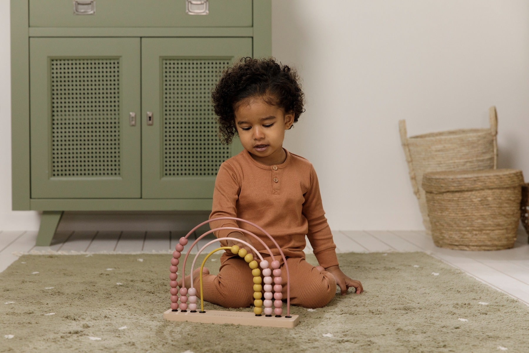 Little Dutch Regenbogen-Abacus rosa