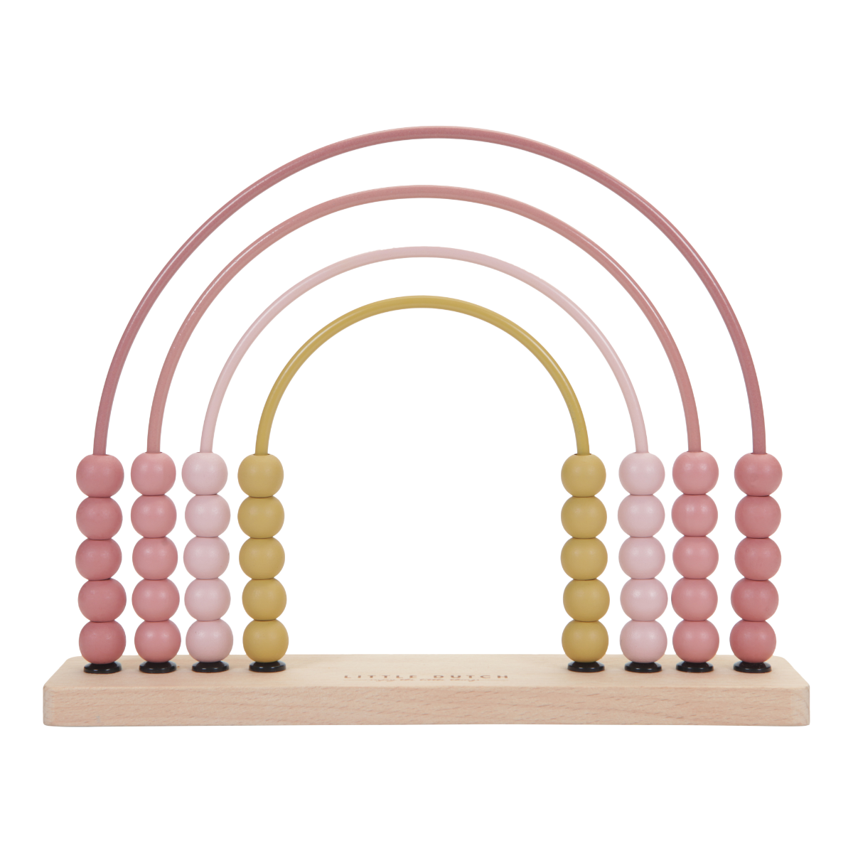 Little Dutch Regenbogen-Abacus rosa