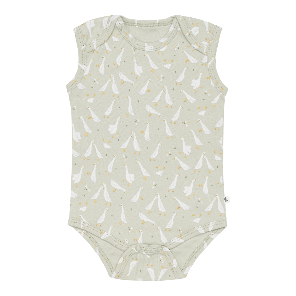 Ärmelloser Body Little Goose Olive