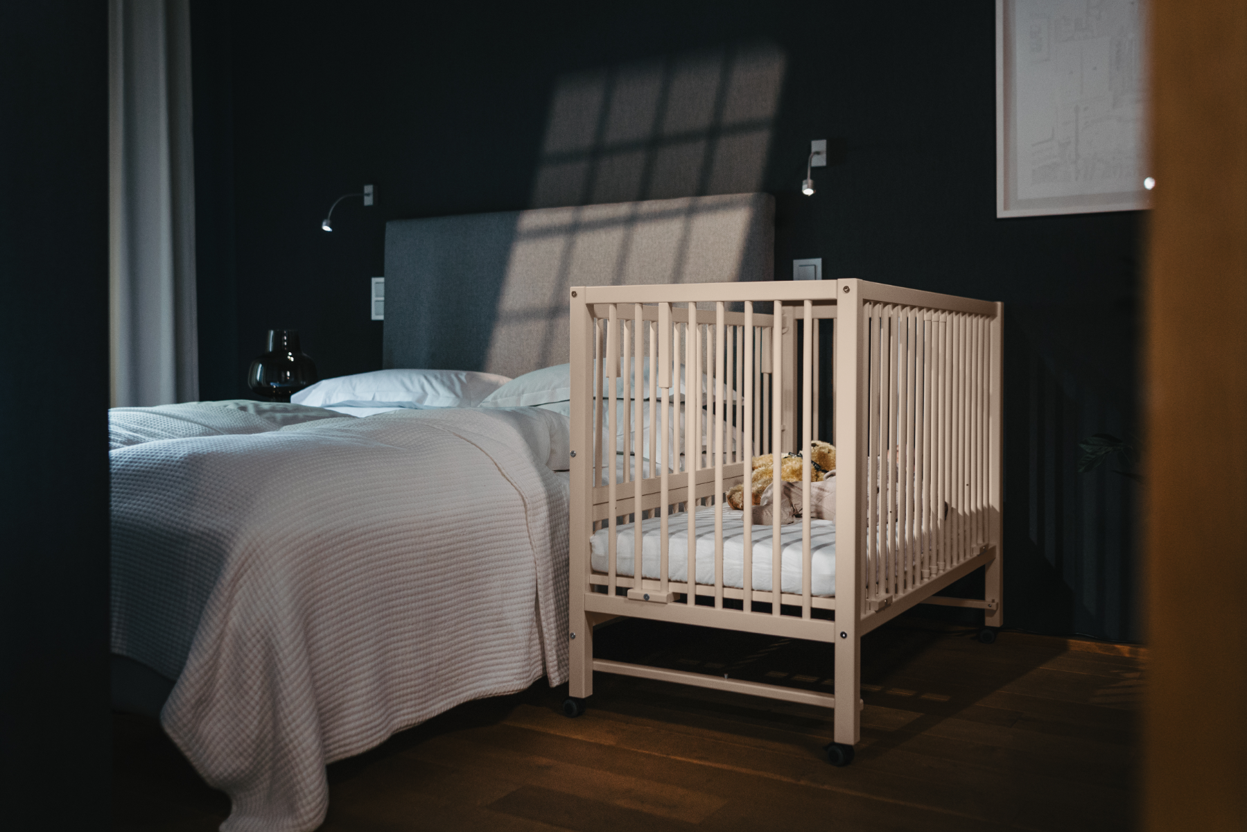 HAJO Kinder- und Beistellbett - Buche SEIDEN-BEIGE