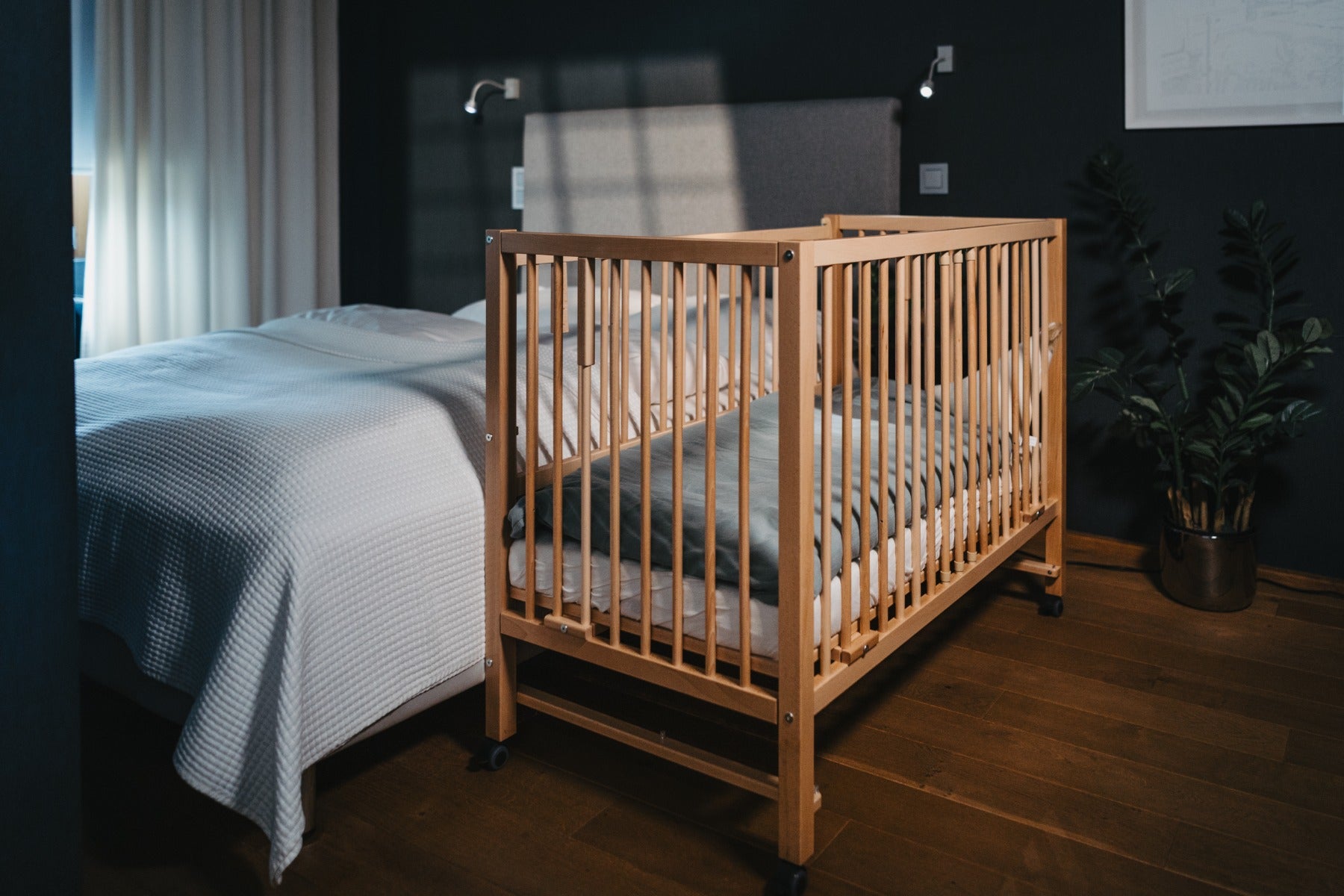 Kinder- und Beistellbett - Buche natur