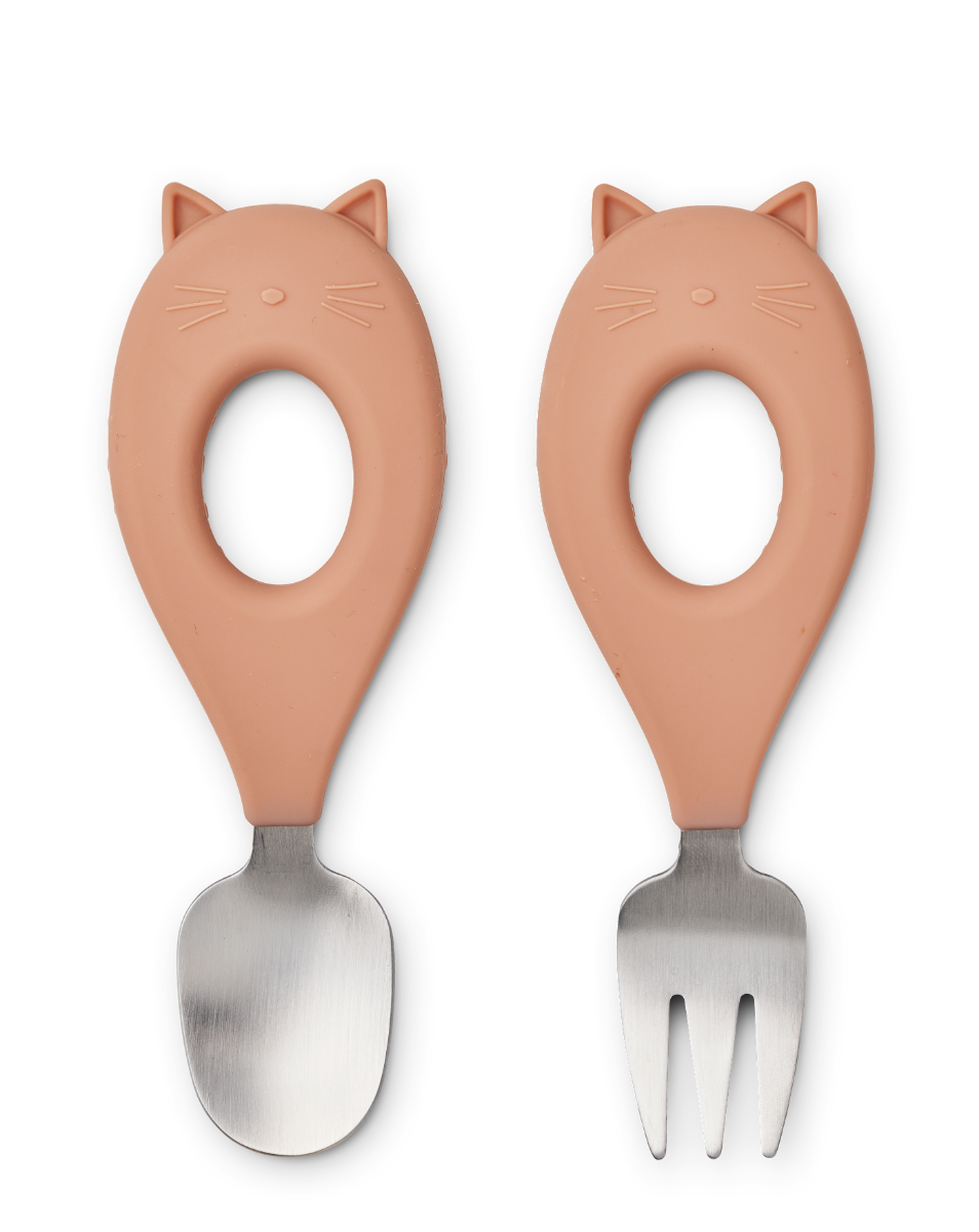 Babybesteck Set - Rose