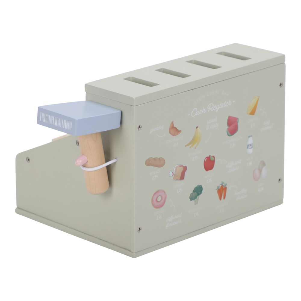 Holz Spielkasse mit Scanner FSC | Little Dutch