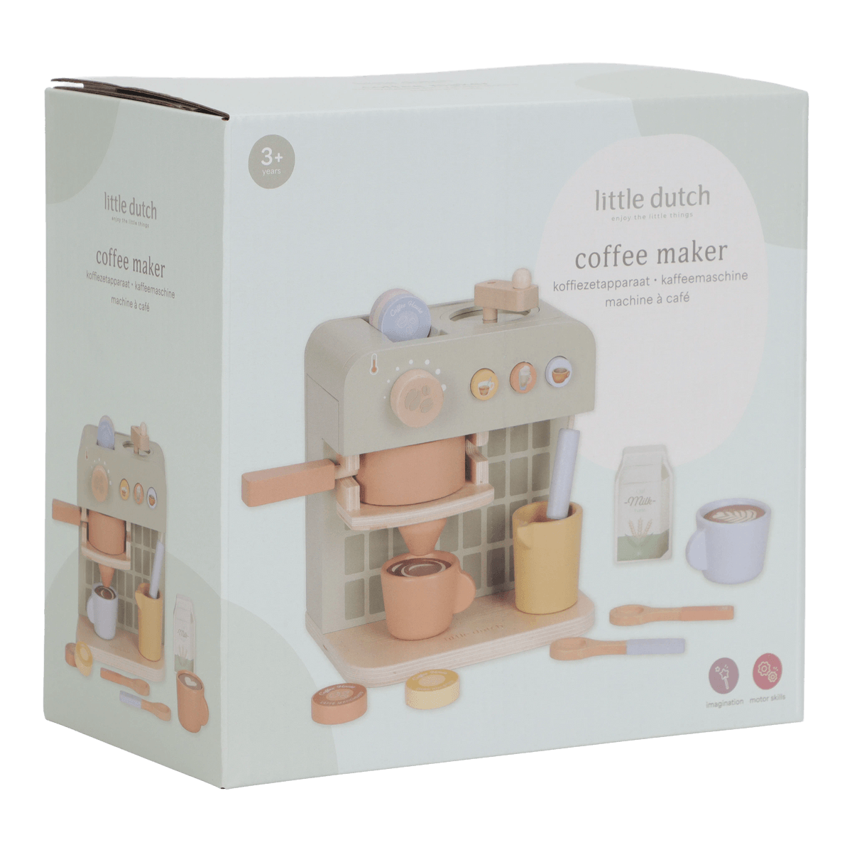 Holz Kaffeemaschine FSC | Little Dutch