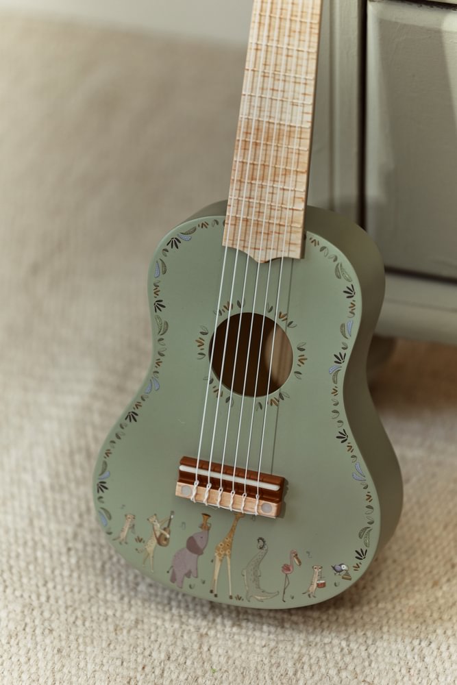 Holzgitarre - Grün - Safari Friends