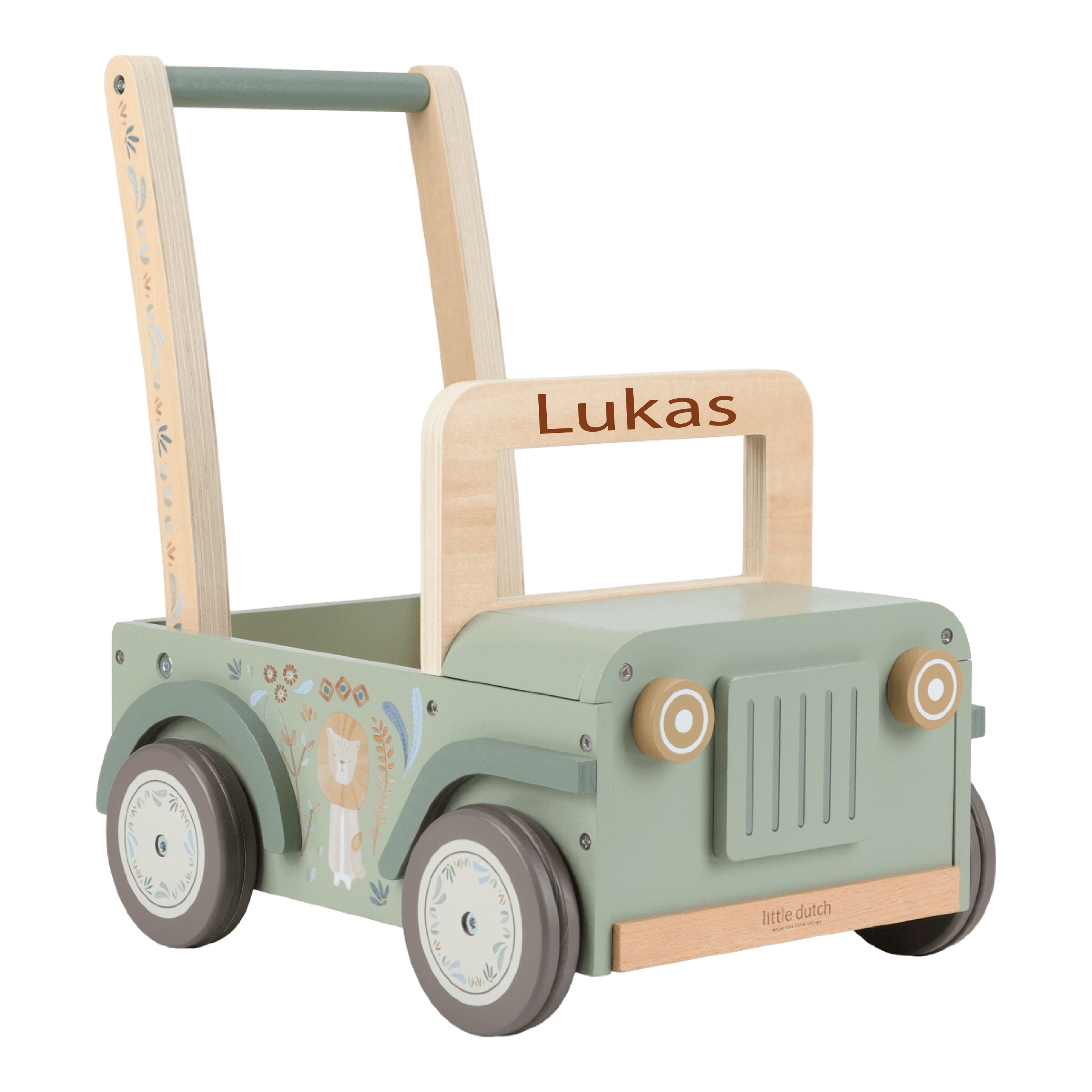 Schubkarren-Safariauto – Grün