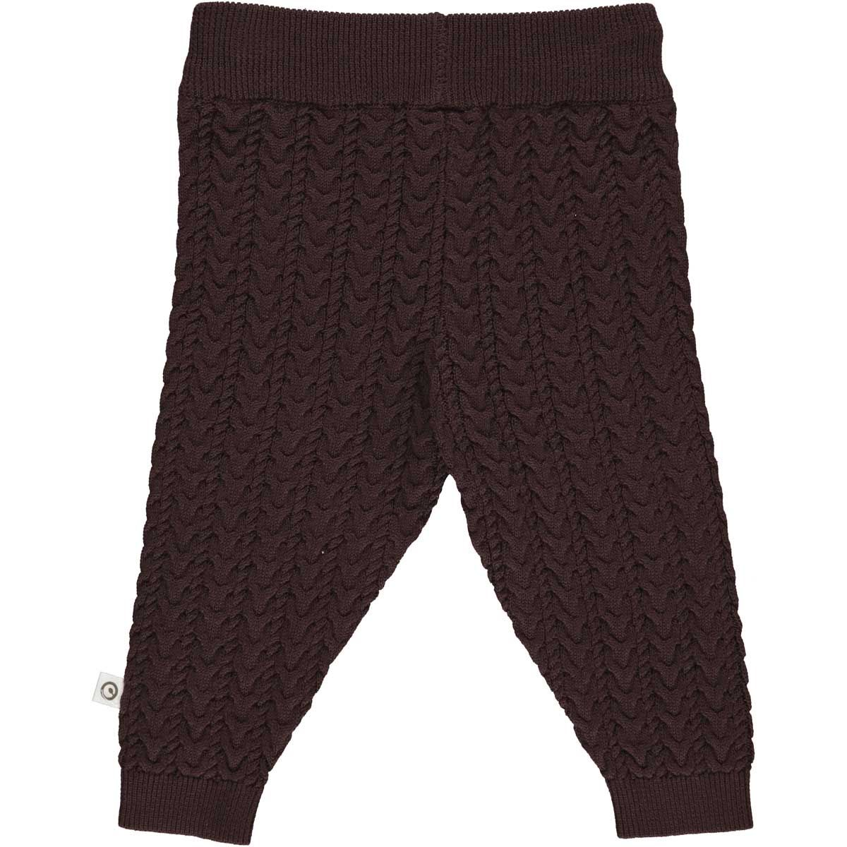 Müsli Babystrickhose - Coffee Gr. 68