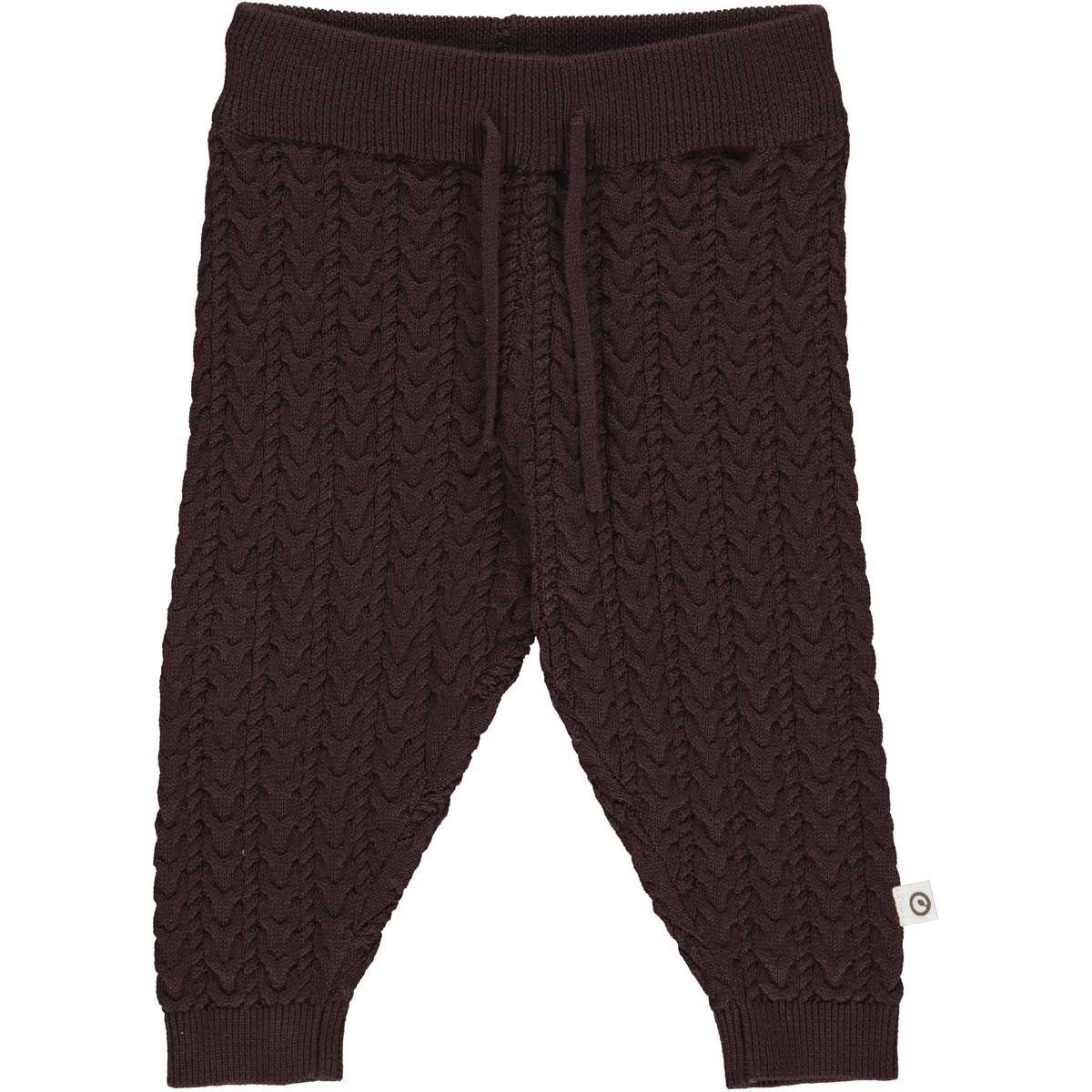 Müsli Babystrickhose - Coffee Gr. 68