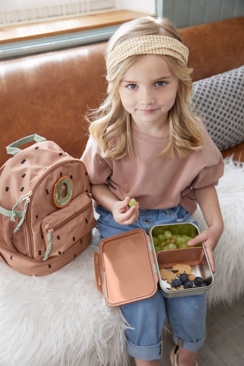 Brotdose Kinder - Edelstahl Lunchbox, Karamell