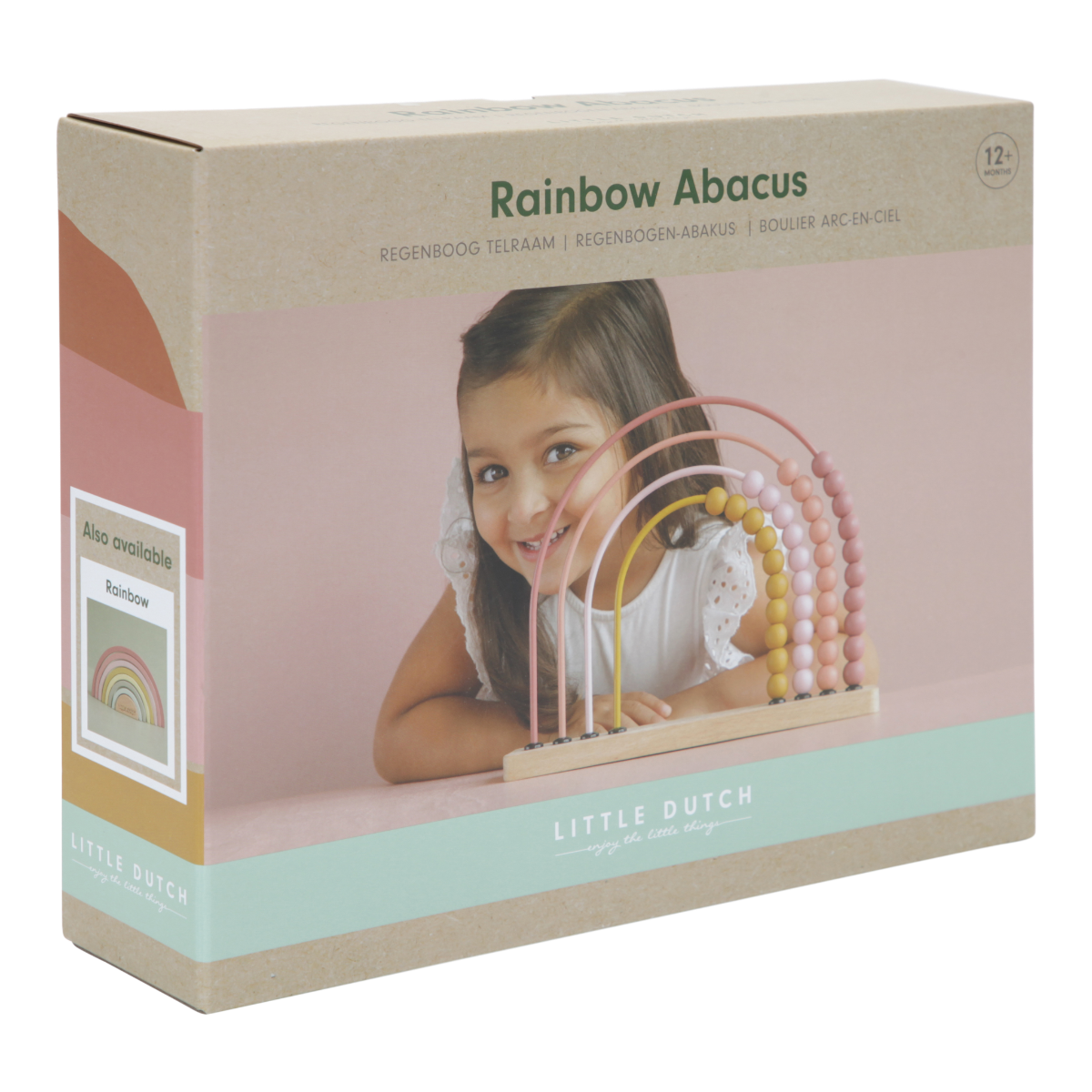 Little Dutch Regenbogen-Abacus rosa