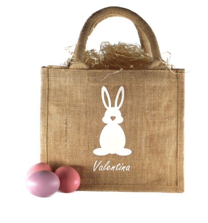 Ostertasche mit Namen - personalisiert