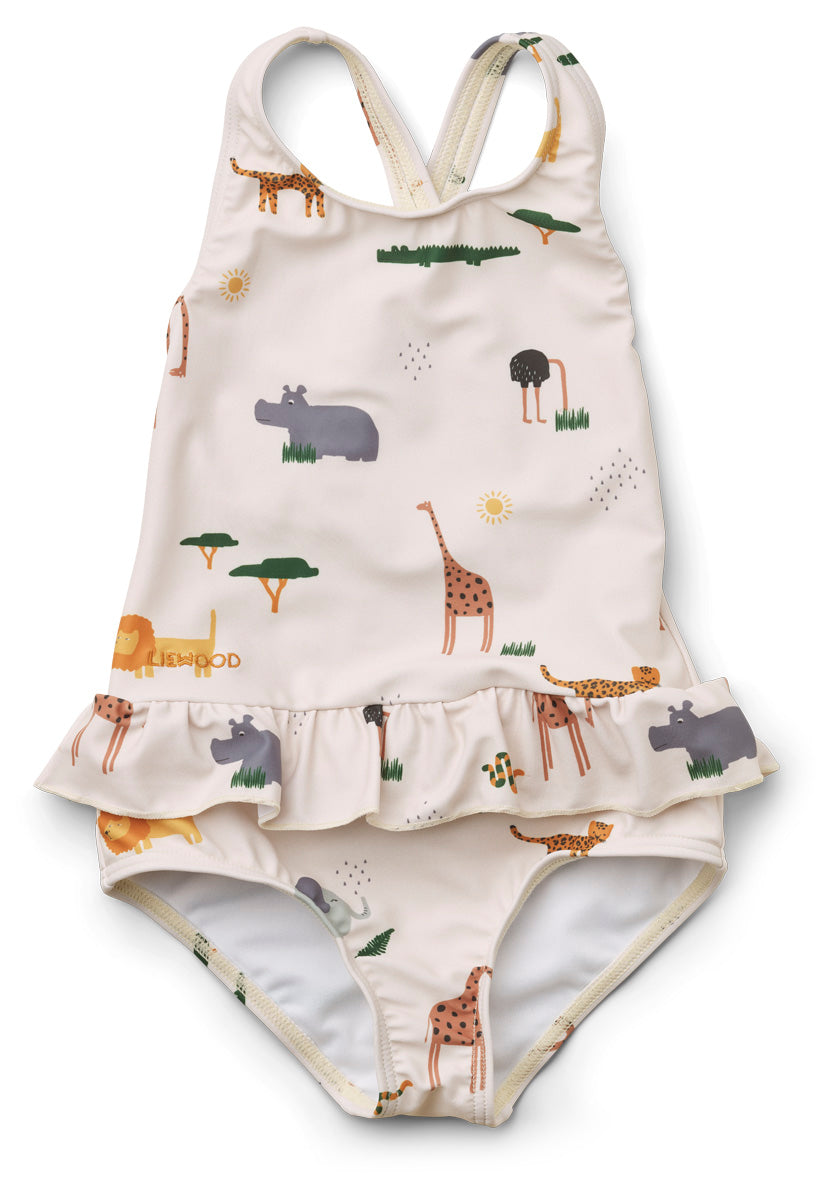 Amara Badeanzug Safari Sandy Mix - Liewood