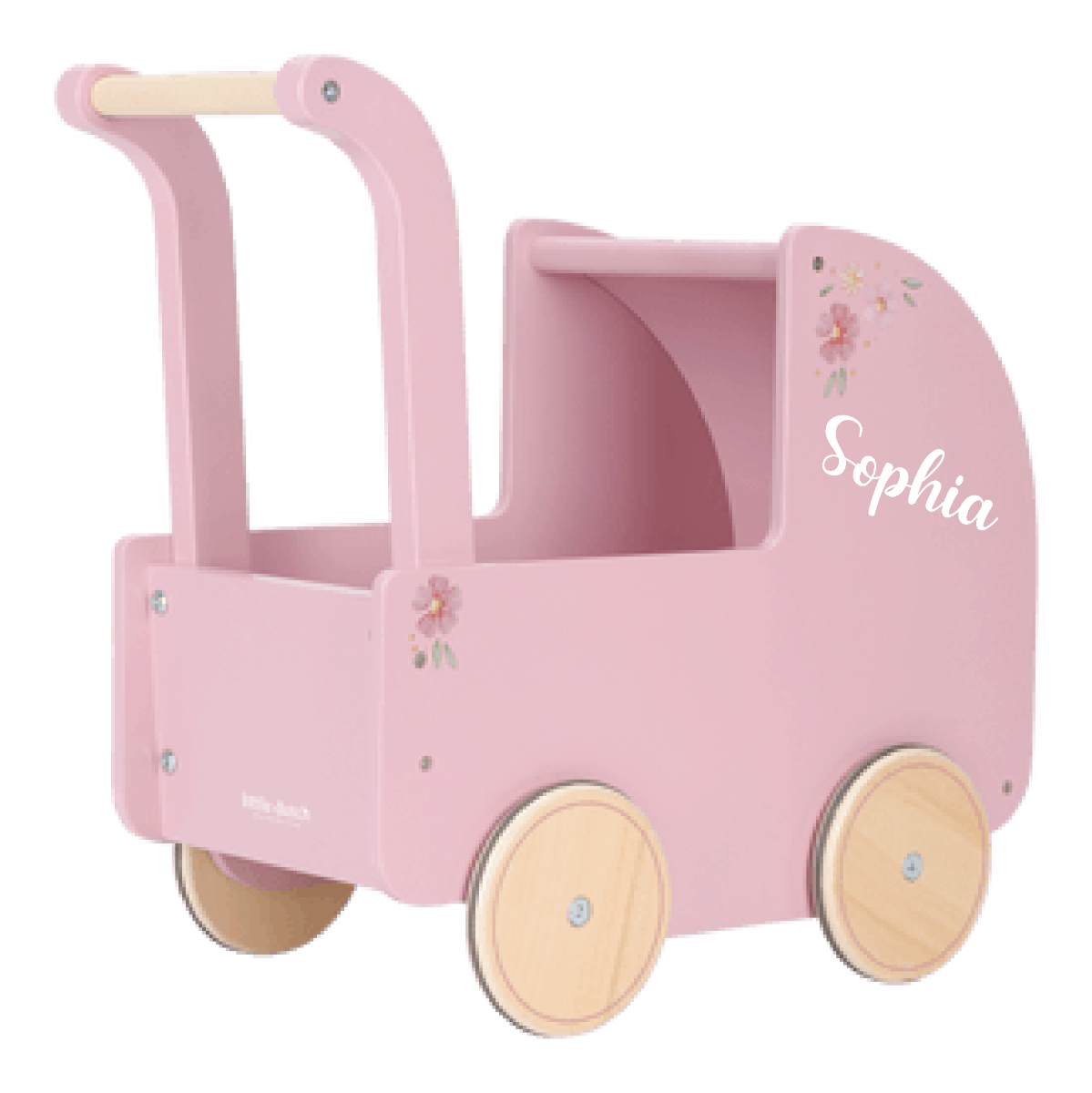 Puppenwagen inkl. Puppe Rosa