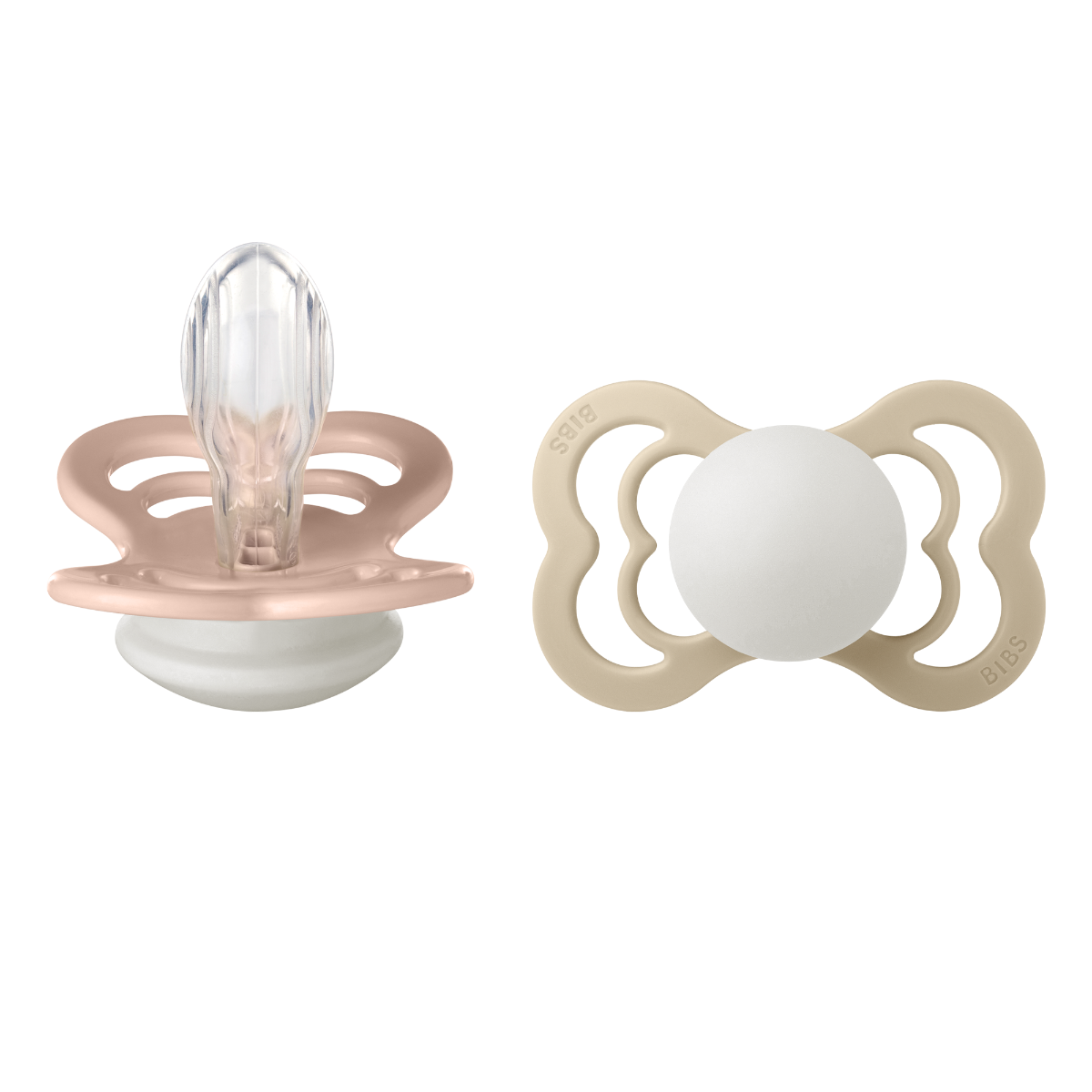 6-36 Mon - Blush & Vanilla Night Silicone - BIBS Supreme