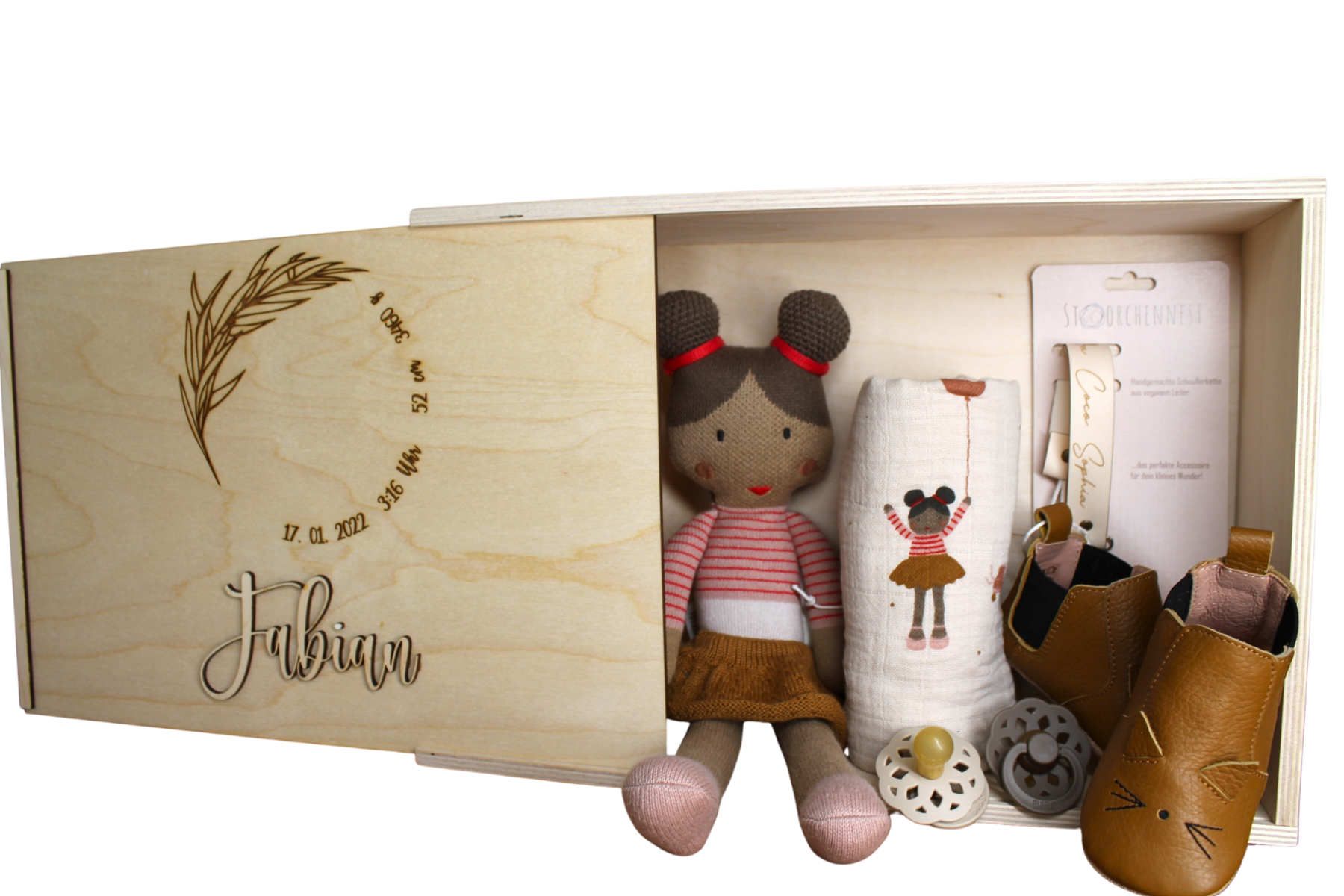 Erinnerungsbox Zur Geburt -Large