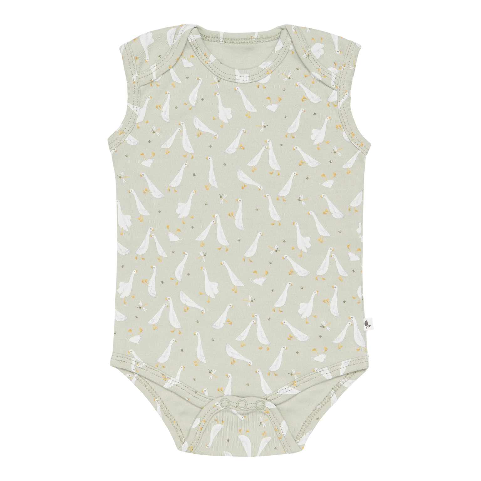 Ärmelloser Body Little Goose Olive